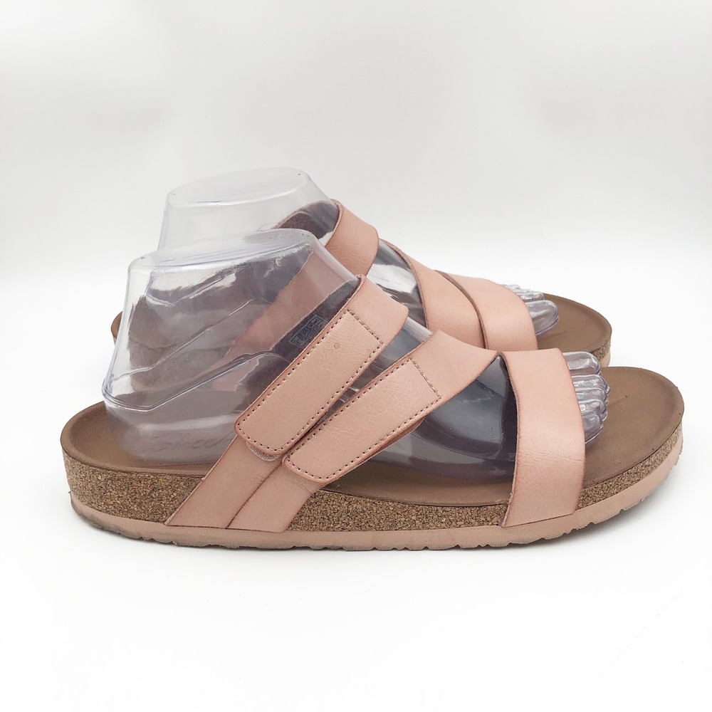 Skechers Sandals Womens 9 Arch Comfort Luxe Foam Pink Slide Flip Flop Summer - Picture 3 of 9